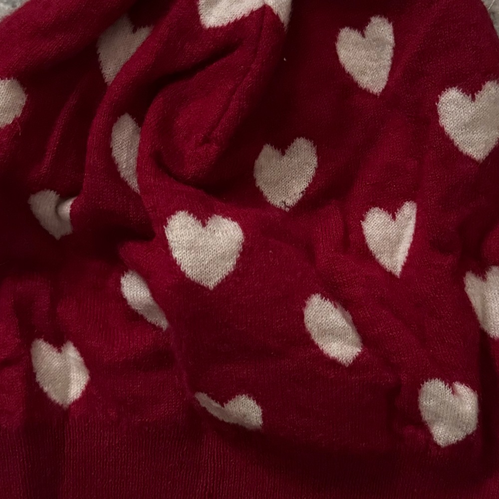 Burberry Red Heart Beanie